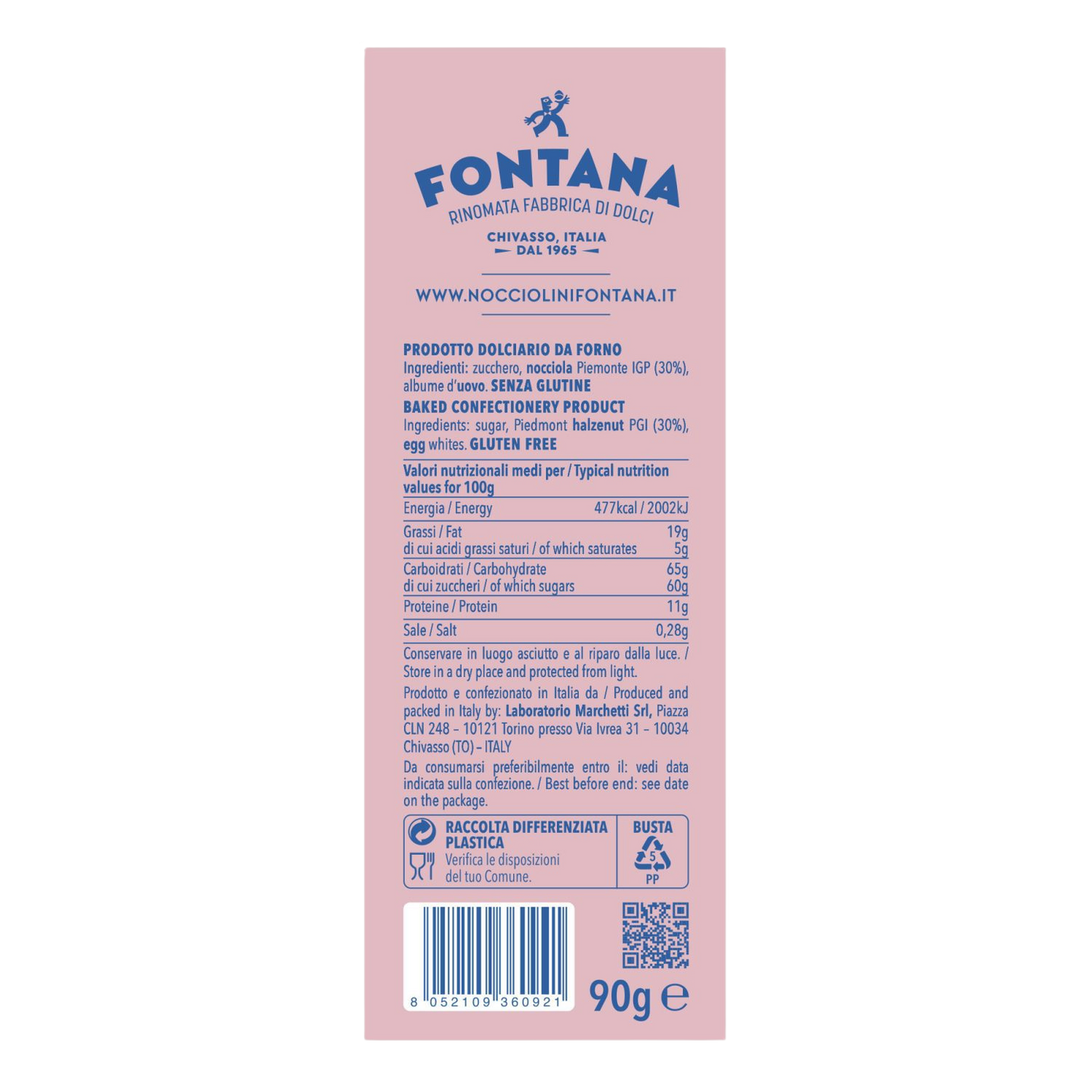 NOCCIOLINI ALLA NOCCIOLA IGP