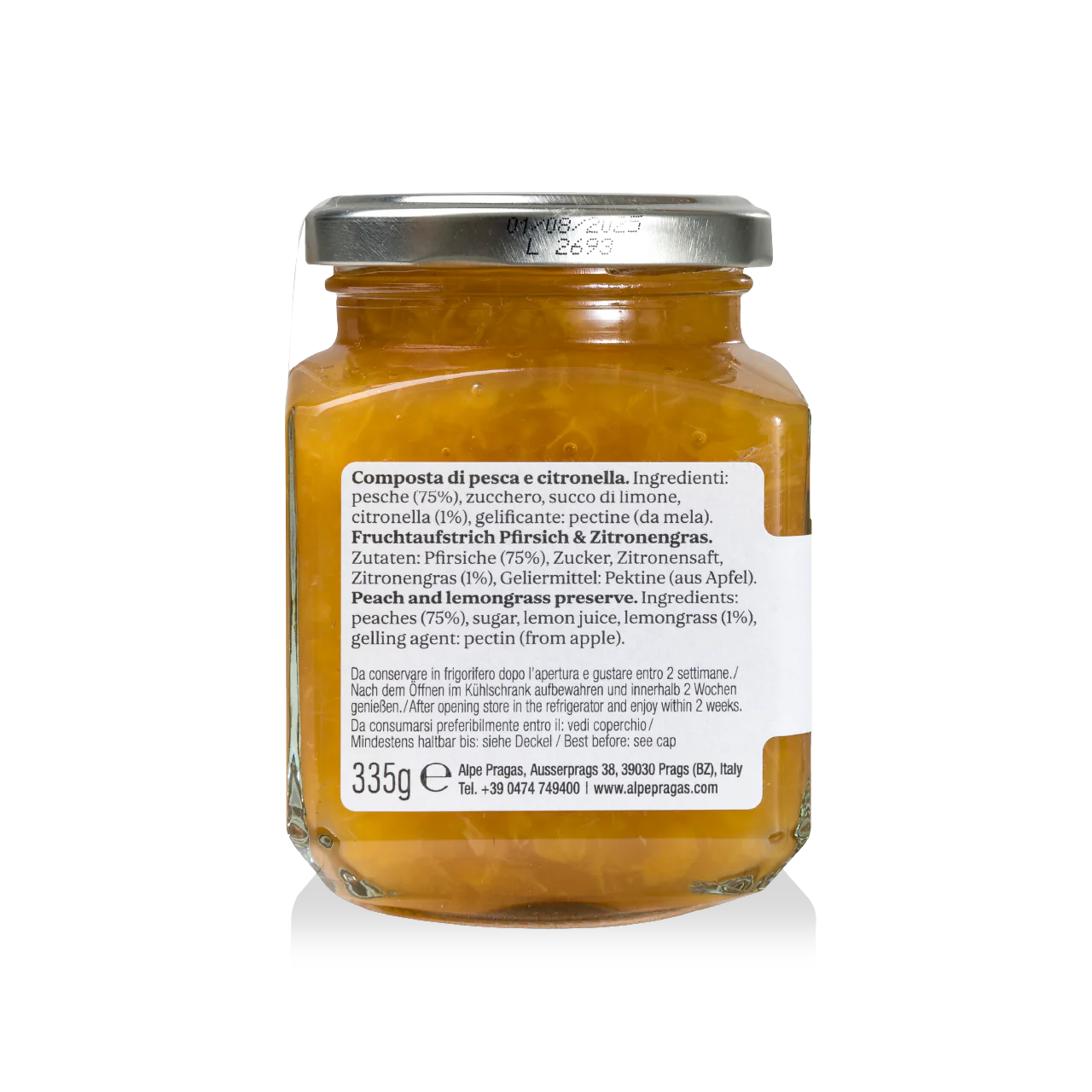 CONFETTURA PESCA E CITRONELLA