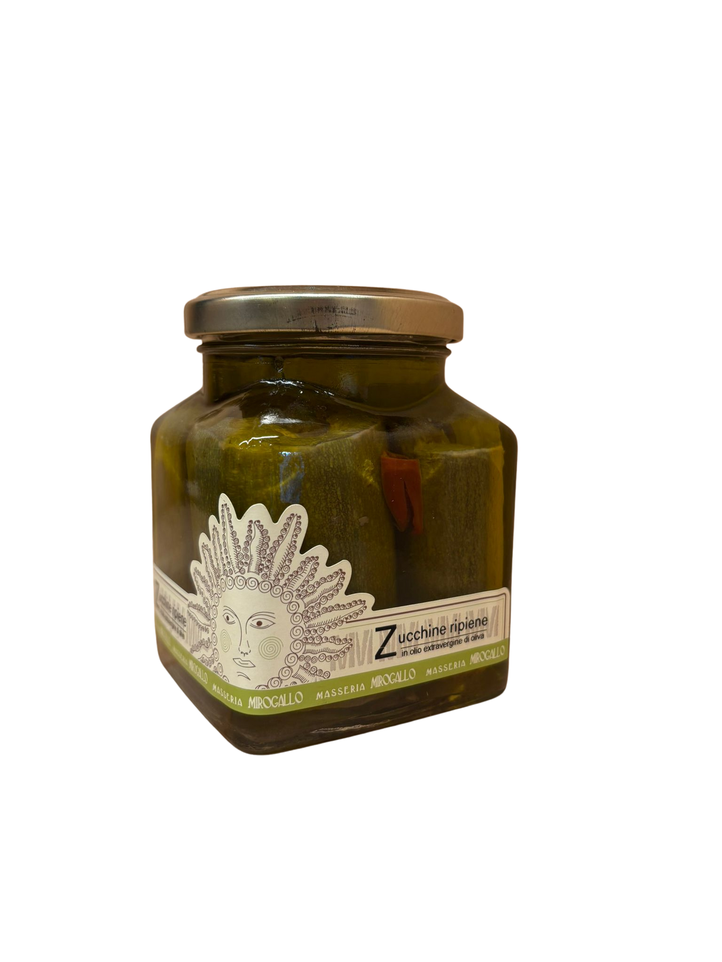 ZUCCHINE RIPIENE IN OLIO EXTRAVERGINE DI OLIVA