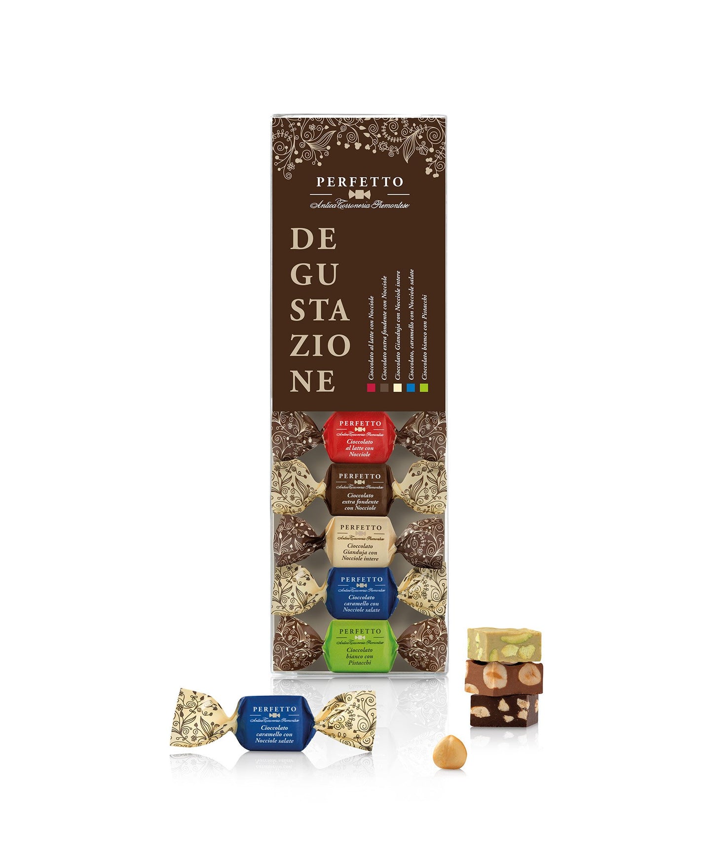 CONFEZIONE DESGUSTAZIONE PRALINA AL CIOCCOLATO