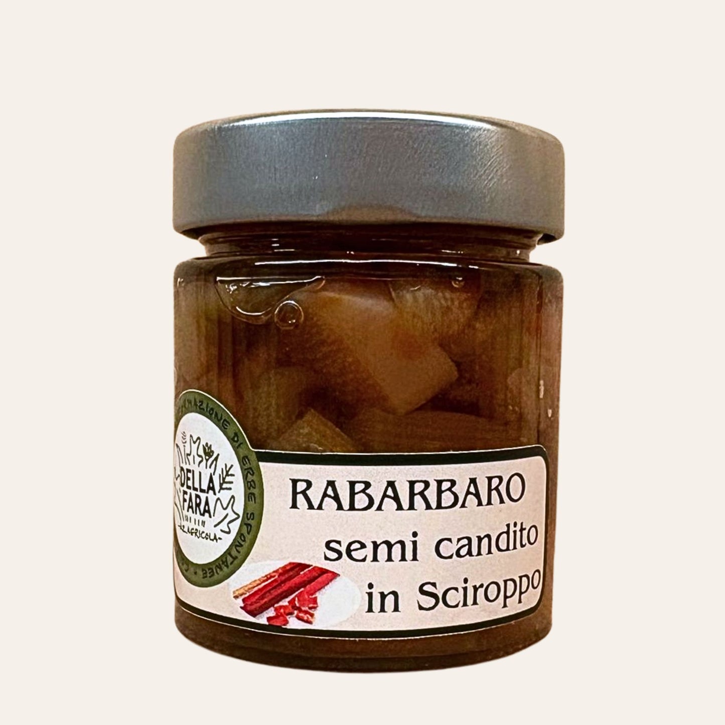 RABARBARO SEMI CANDITO IN SCIROPPO
