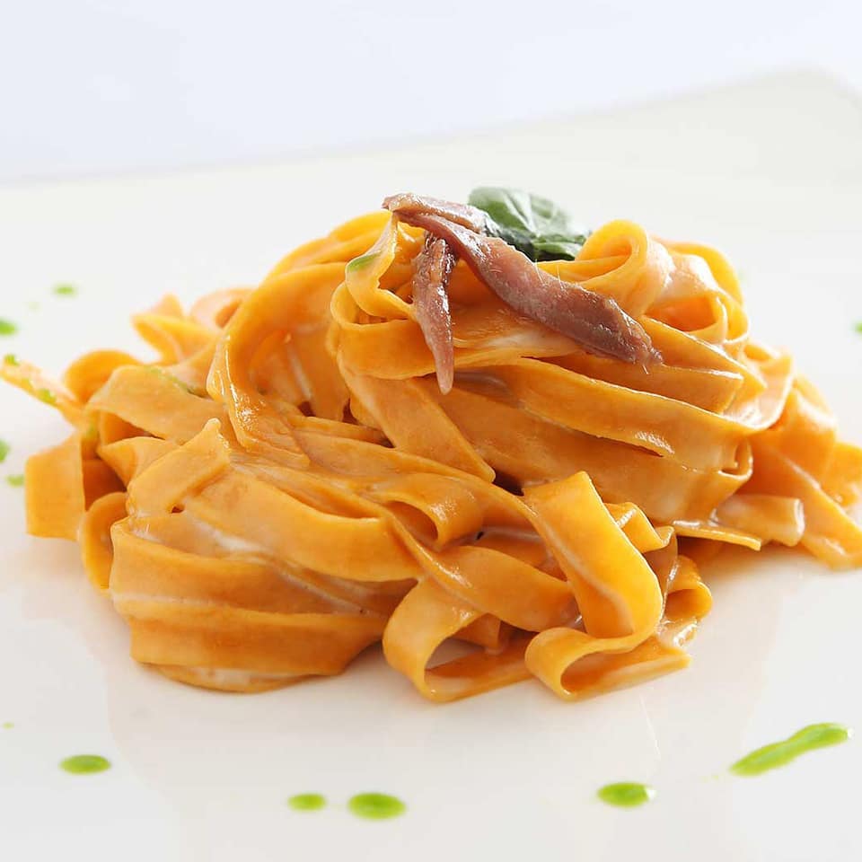 TAGLIATELLE AL POMODORO - PASTA ALL'UOVO