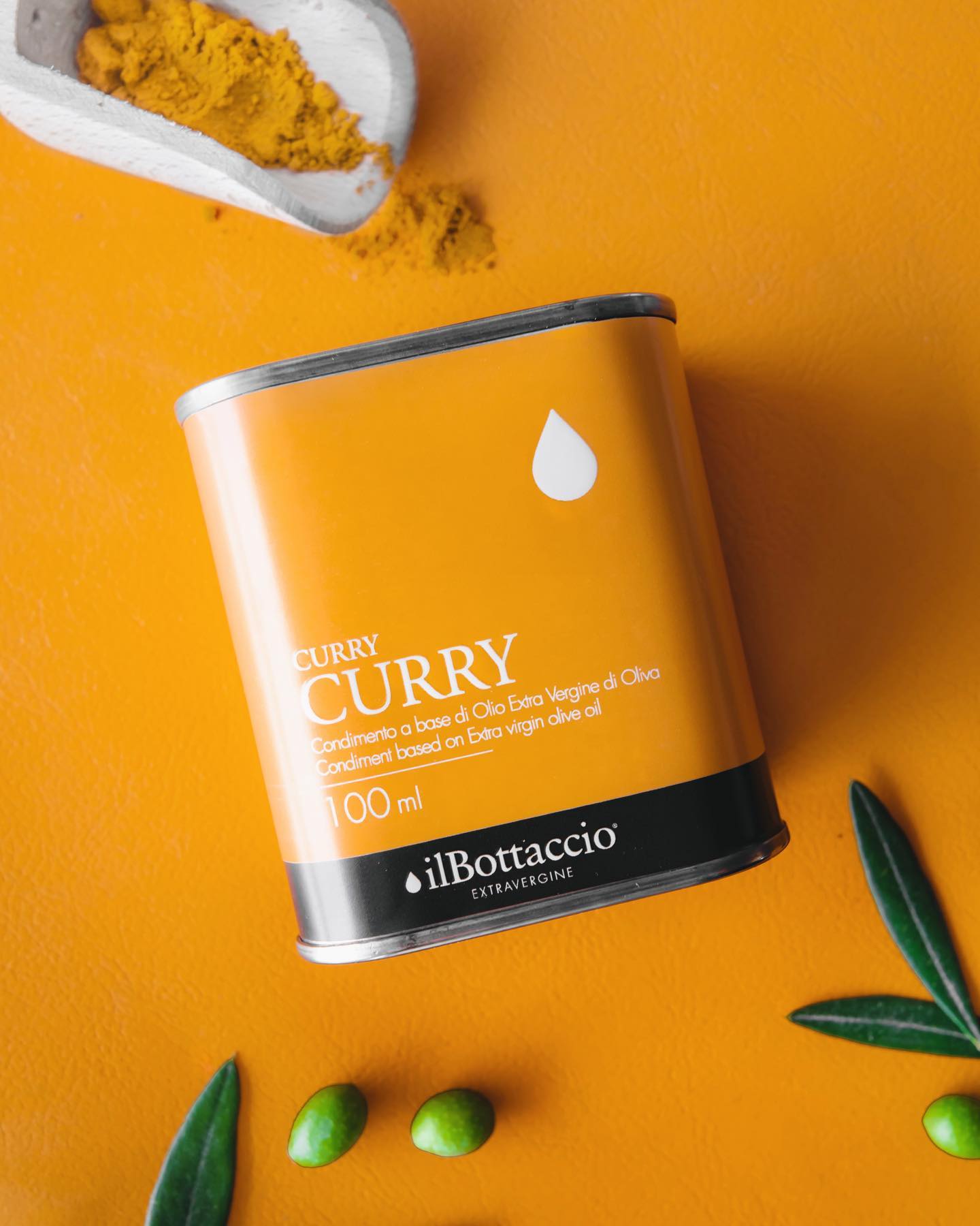 OLIO EXTRAVERGINE DI OLIVA AL CURRY