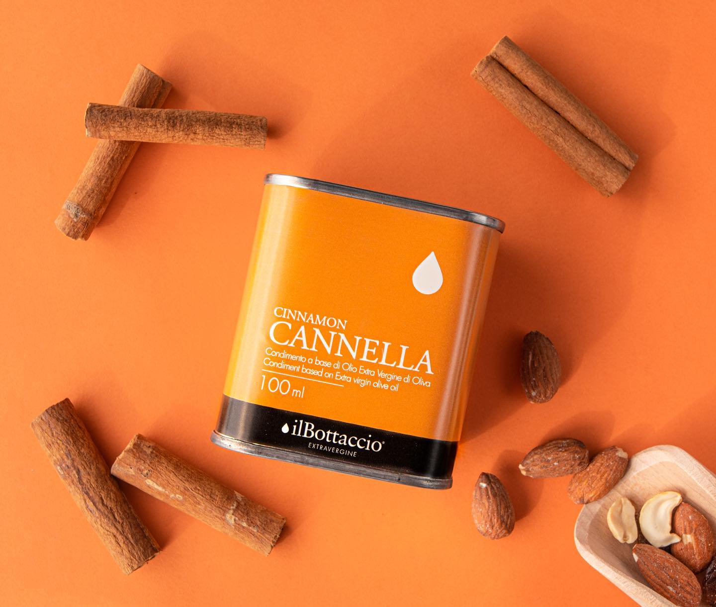 OLIO EXTRAVERGINE DI OLIVA ALLA CANNELLA