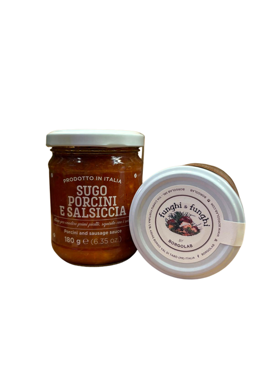 SUGO PORCINI E SALSICCIA