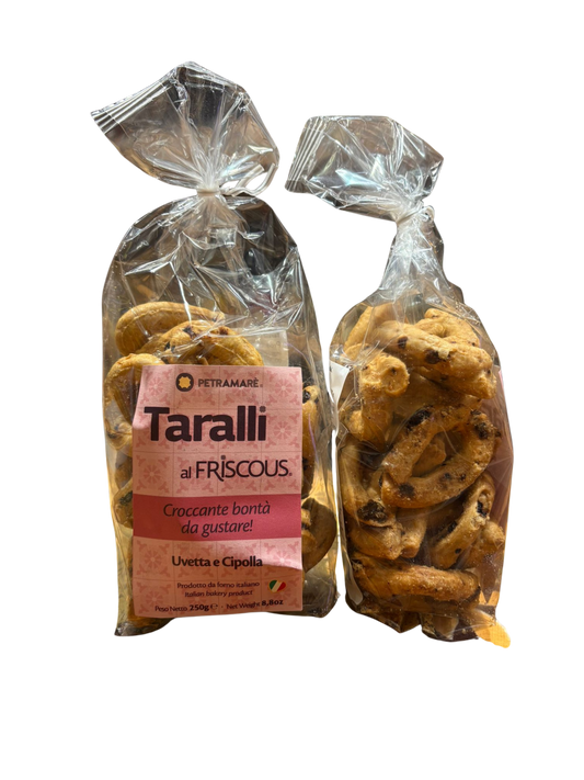 TARALLI AL FRISCUS CIPOLLA E UVETTA