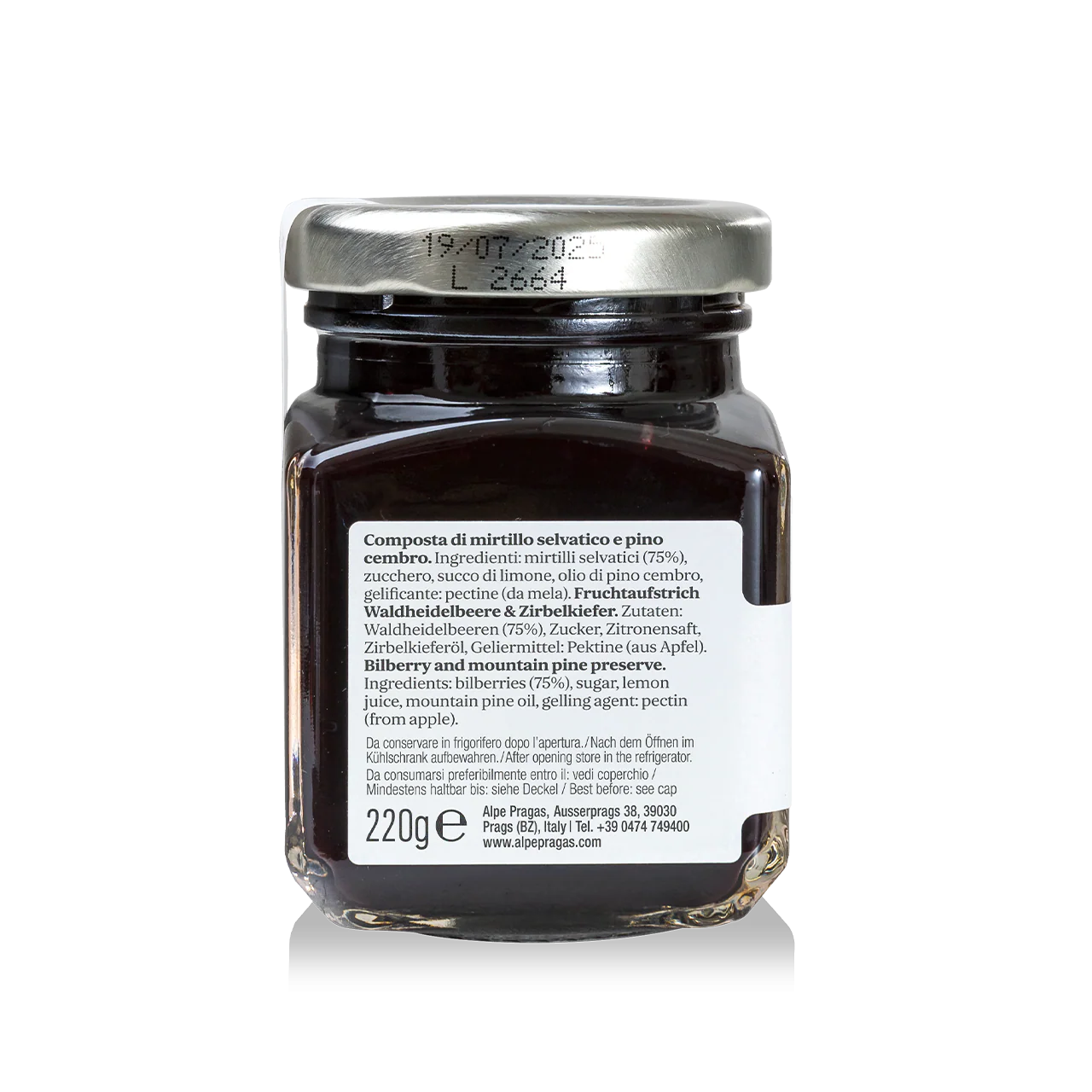 CONFETTURA MIRTILLO NERO SELVATICO E PINO CEMBRO