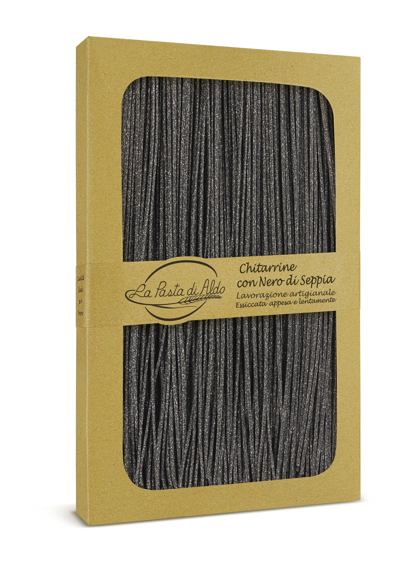 CHITARRINE AL NERO DI SEPPIA - PASTA ALL'UOVO