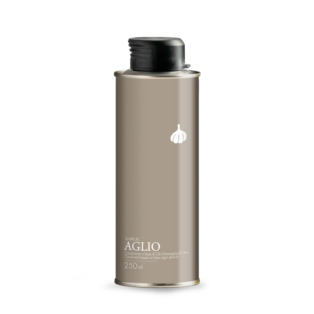 OLIO EXTRAVERGINE DI OLIVA ALL'AGLIO