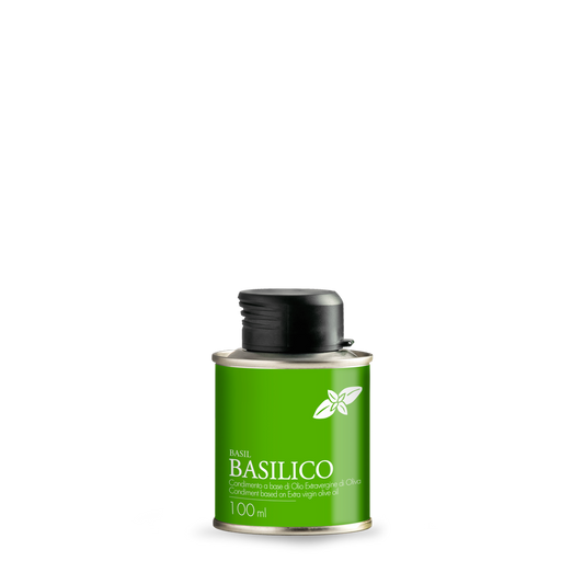 OLIO EXTRAVERGINE AL BASILICO
