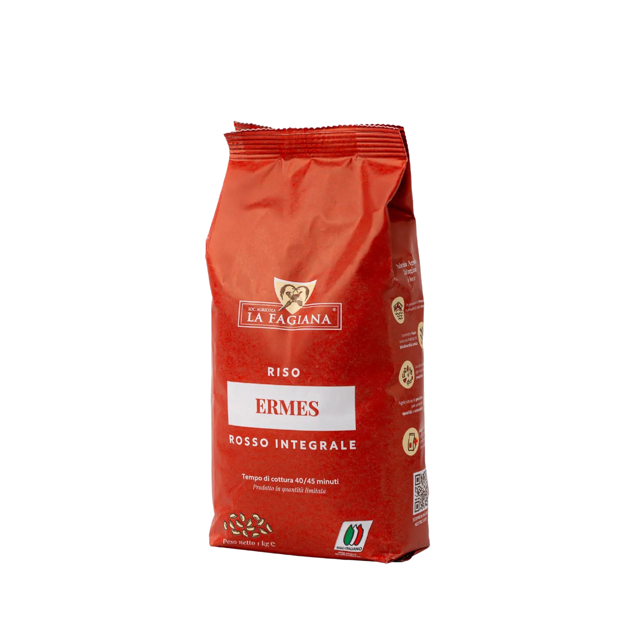 RISO ERMES ROSSO INTEGRALE 1KG