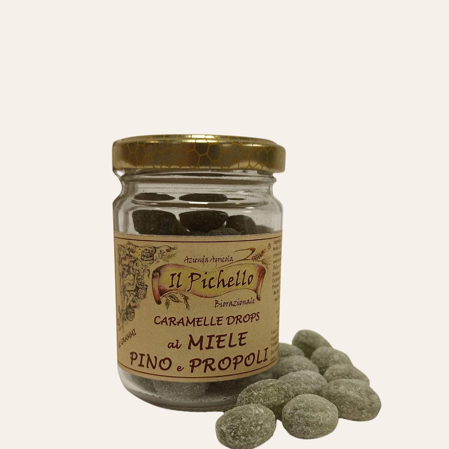CARAMELLE AL MIELE PINO E PROPOLI