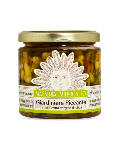 GIARDINIERA PICCANTE IN OLIO EXTRAVERGINE DI OLIVA
