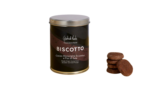 BISCOTTO CACAO MONORIGINE ECUADOR E SOFFI DI SALE