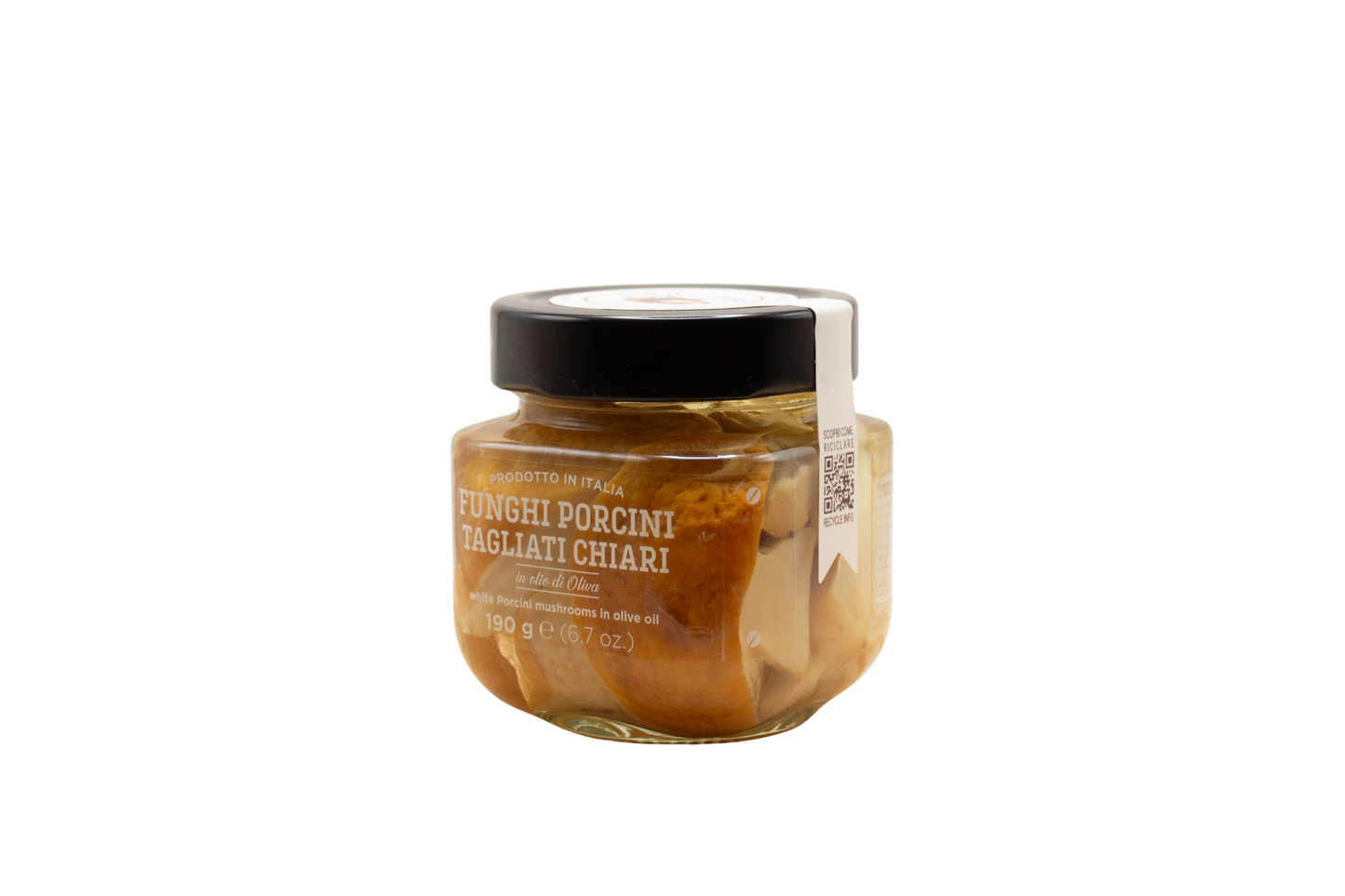 FUNGHI PORCINI TAGLIATI CHIARI 190 GR