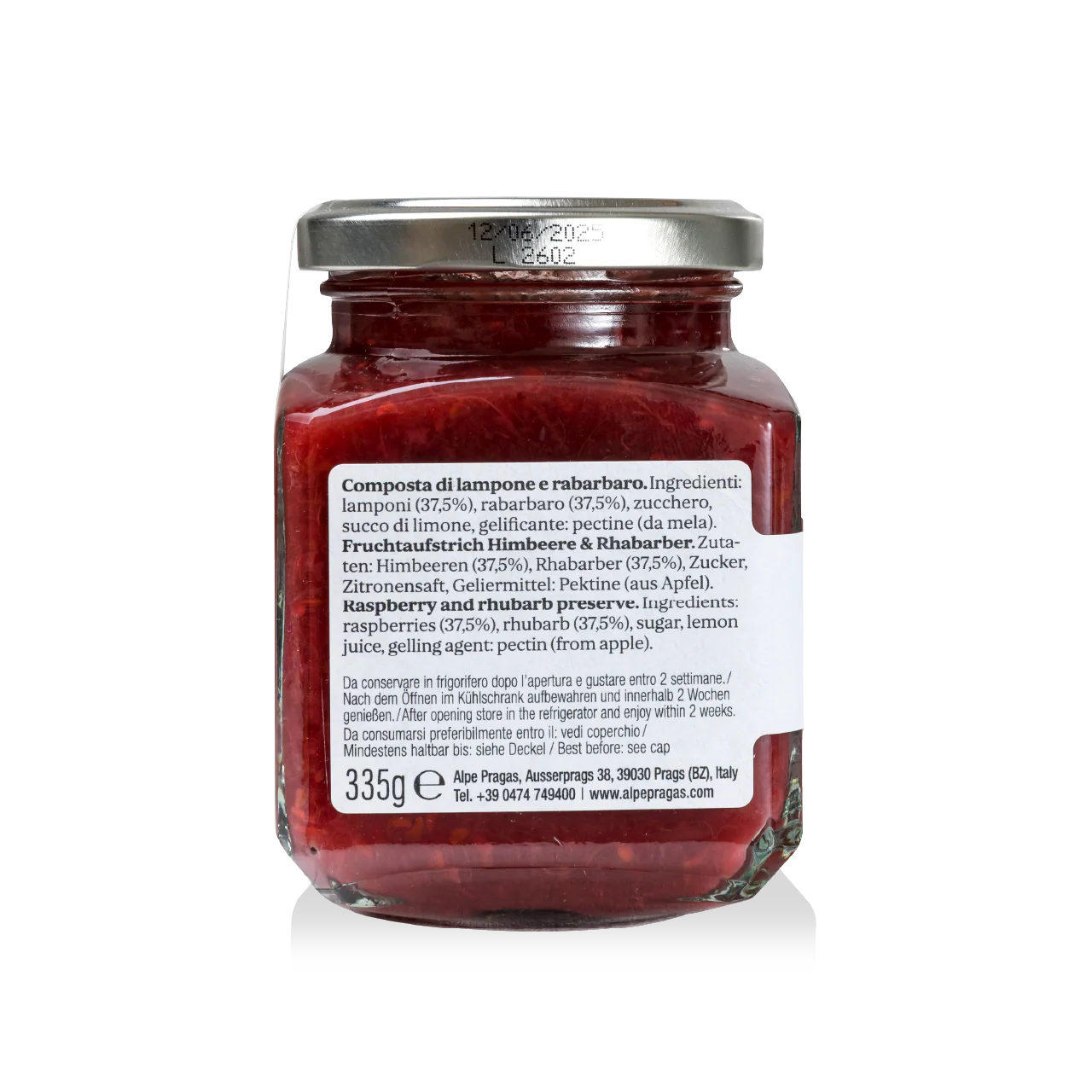 CONFETTURA LAMPONE E RABARBARO