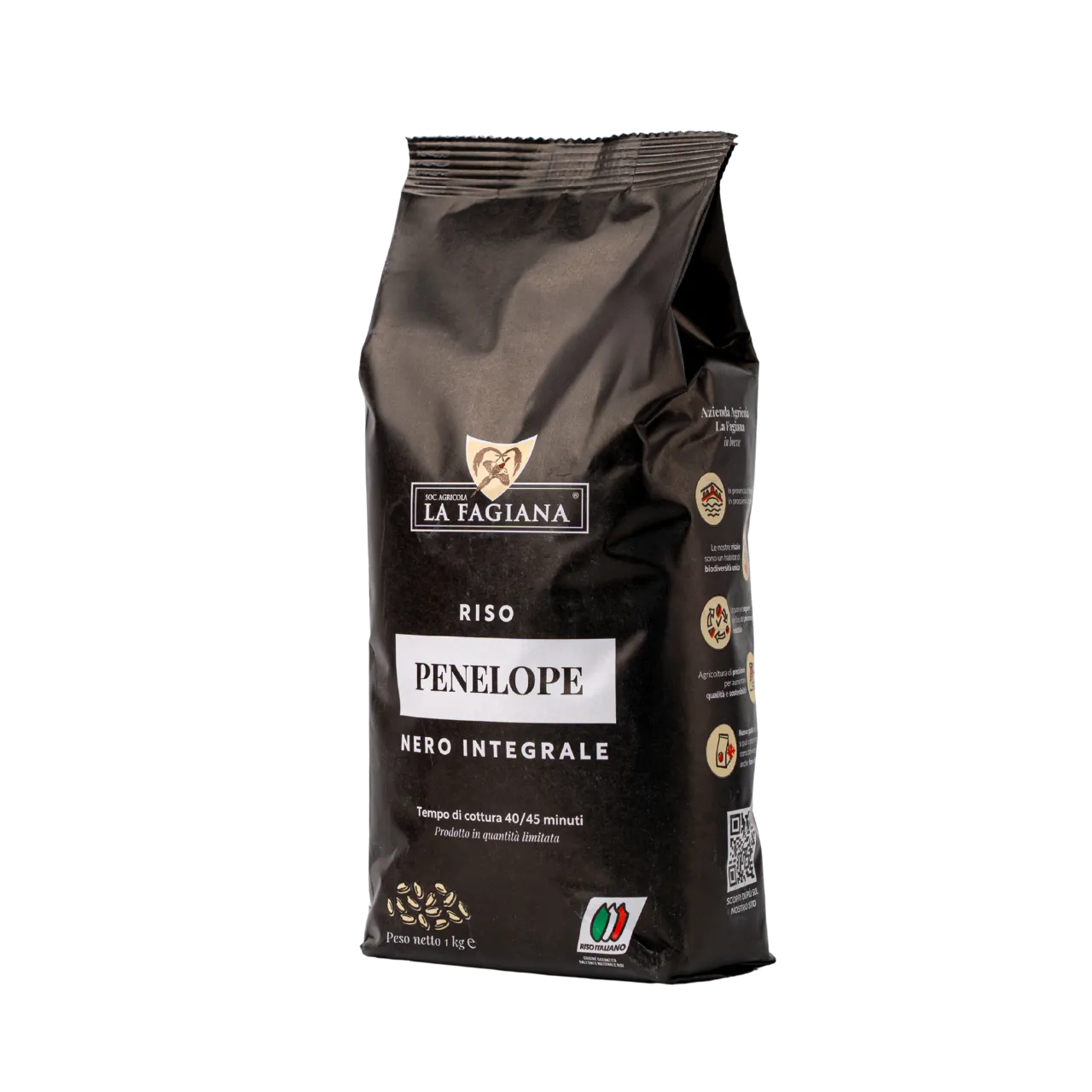 RISO PENELOPE NERO INTEGRALE 1KG